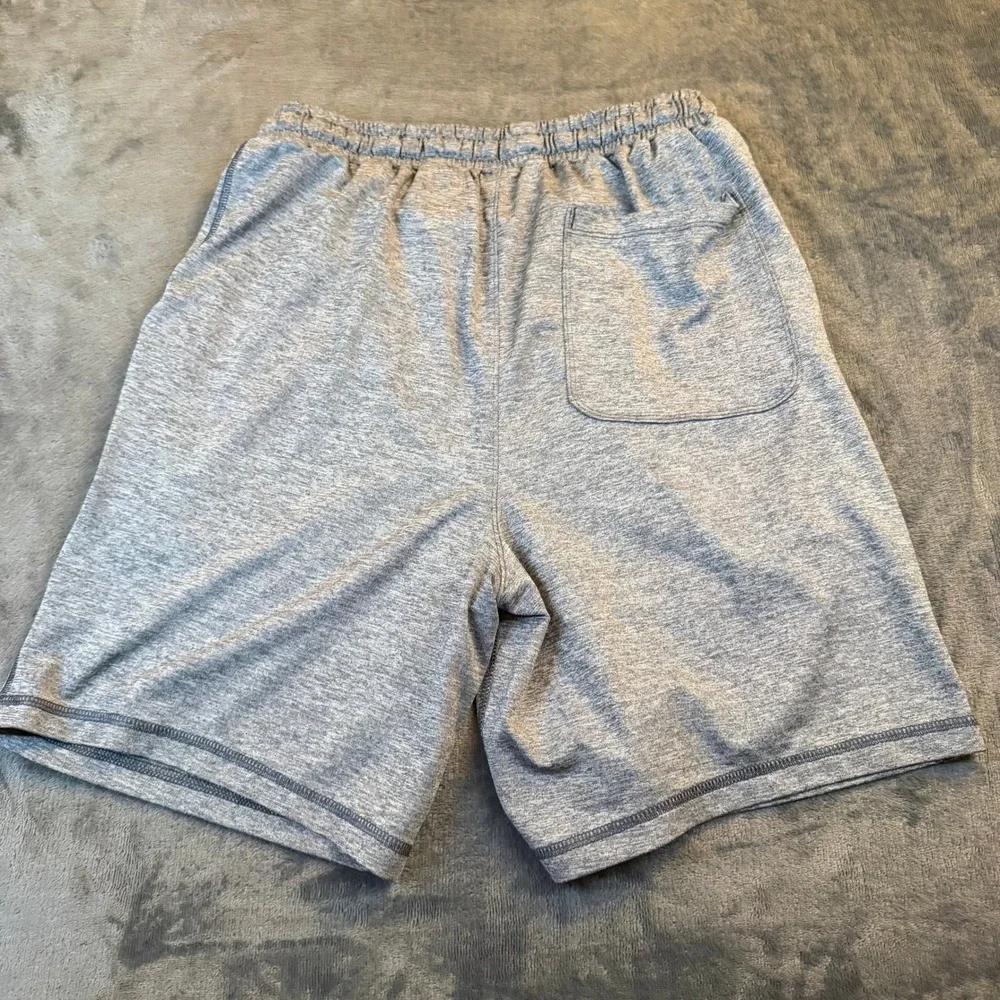 Champion Gray Heather Athletic Shorts with Drawstring Mens Small‎ 25x7
